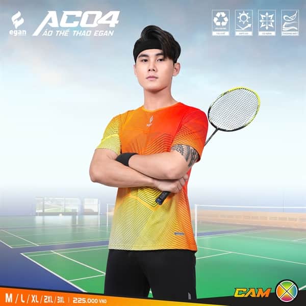 ÁO THỂ THAO EGAN AC04 NỮ CÓ TAY CP