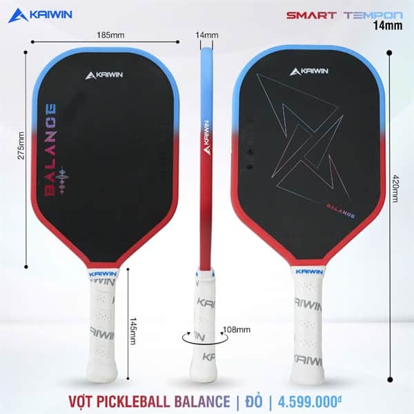 VỢT PICKLEBALL BALANCE KAIWIN (14MM)