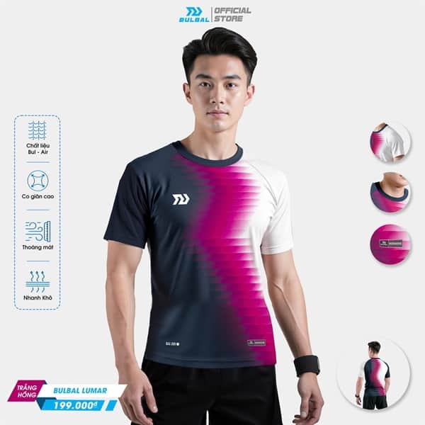 ÁO THỂ THAO LUMAR NAM PICKLEBALL, CẦU LÔNG BULBAL