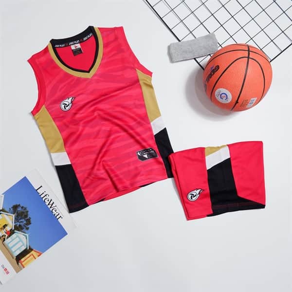 Bóng rổ Jumper trẻ em - đỏ