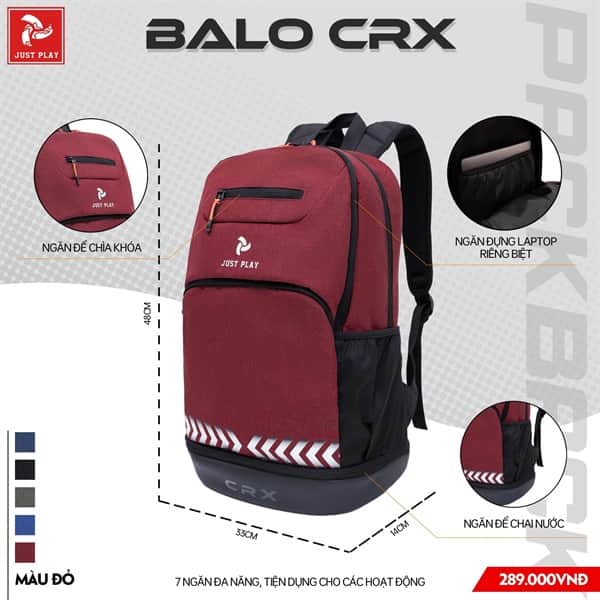Balo thể thao CRX - Đỏ