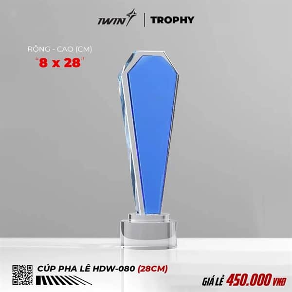 Kỷ Niệm Chương pha lê iWin HDW-080