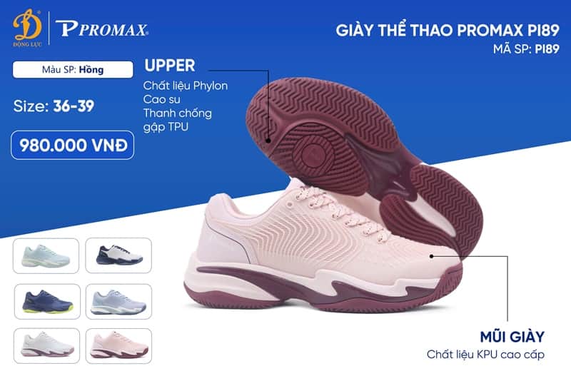 GIÀY THỂ THAO PICKLEBALL PROMAX PI89 ĐL