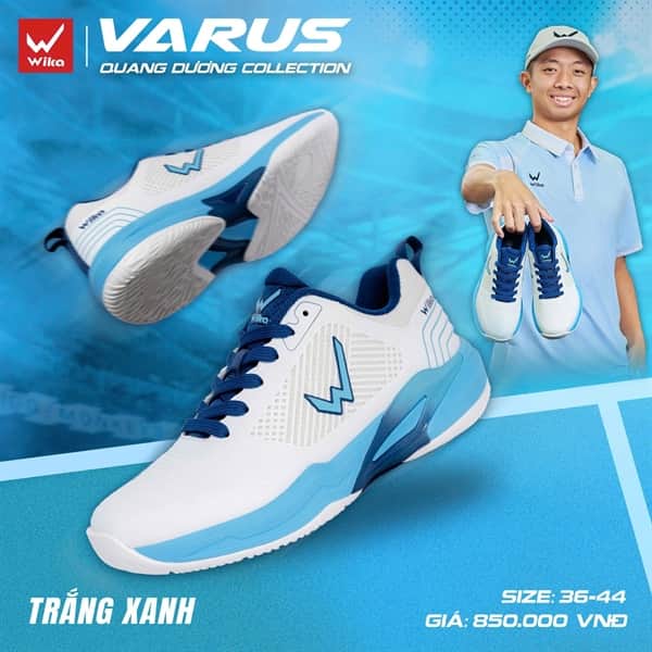 GIÀY THỂ THAO PICKLEBALL, CẦU LÔNG VARUS WIKA