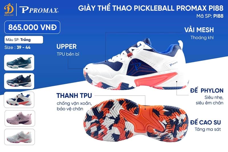 GIÀY THỂ THAO PICKLEBALL PROMAX PI88 ĐL