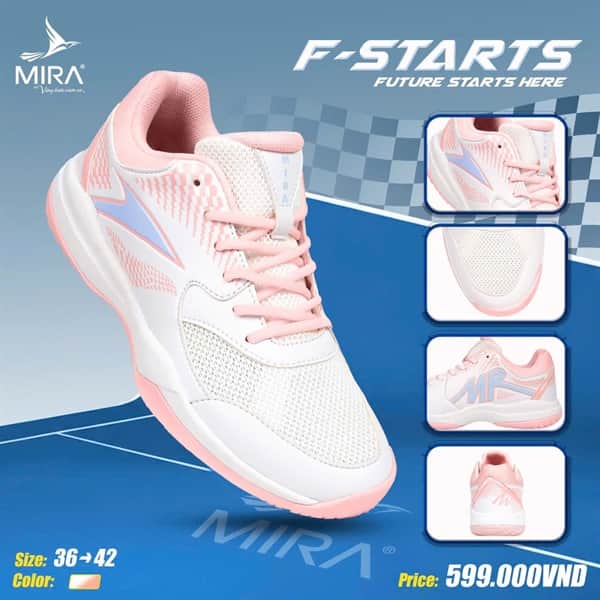 GIÀY THỂ THAO PICKLEBALL F-STARS MIRA