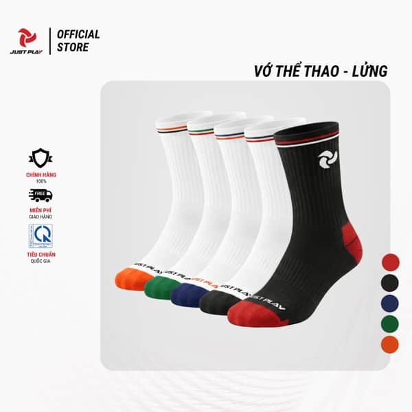 Vớ thể thao Just Play lửng JPPK03M