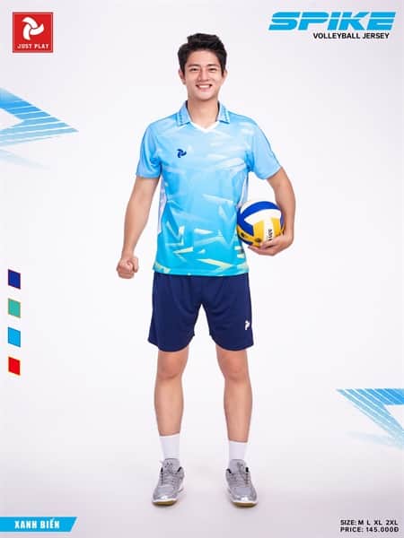 Bóng chuyền nam SPIKE xanh biển