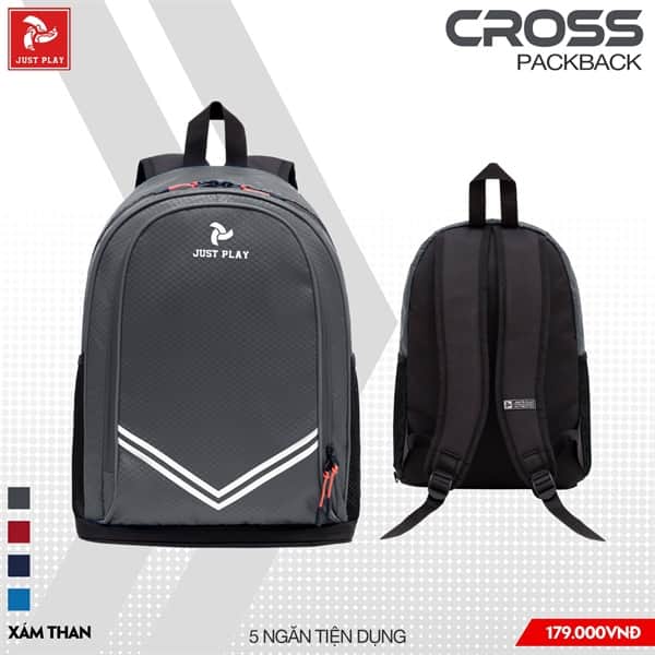 Balo thể thao CROSS - Xám