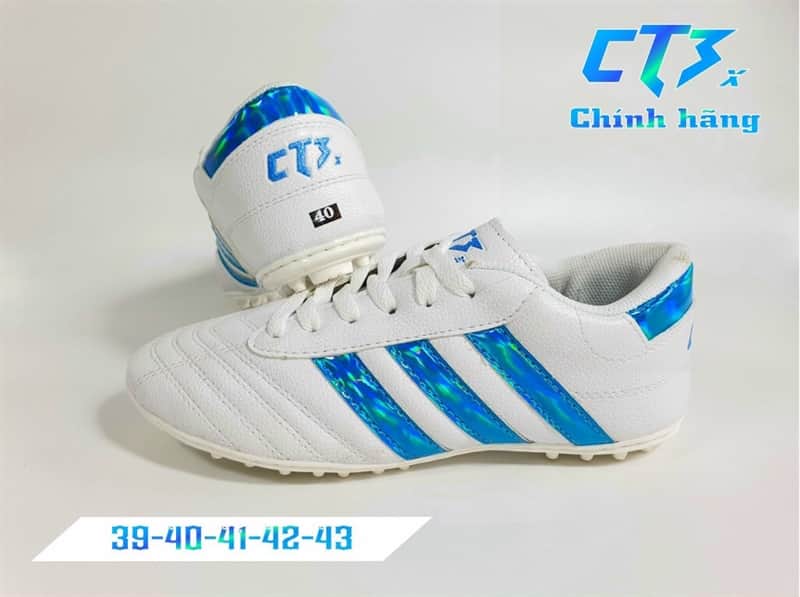 GIÀY 3 SỌC CT3x XANH YA