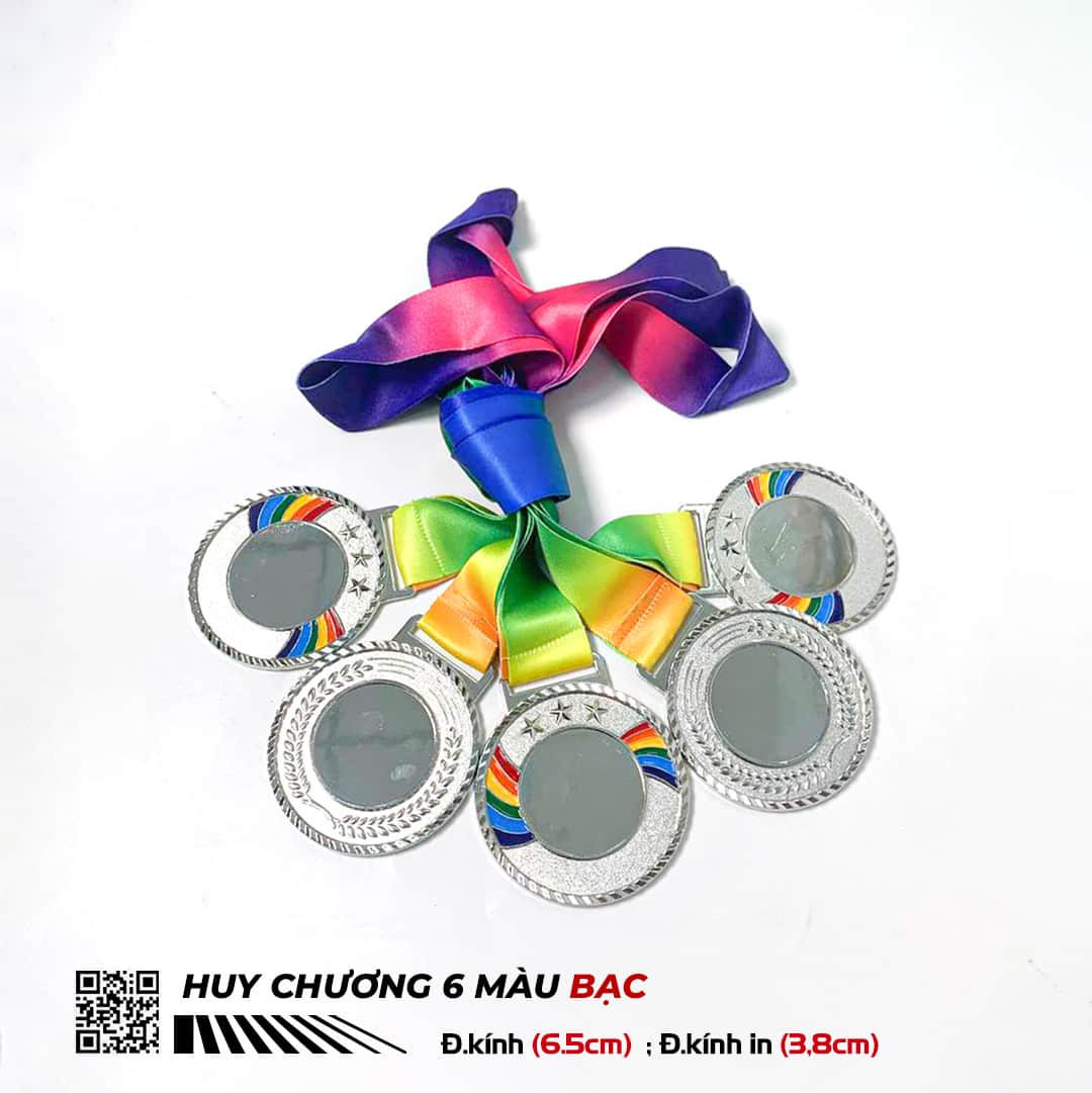 Huy chương 6 màu (6.5cm)
